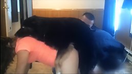Big dog fucking orgy his wife - Dog porn